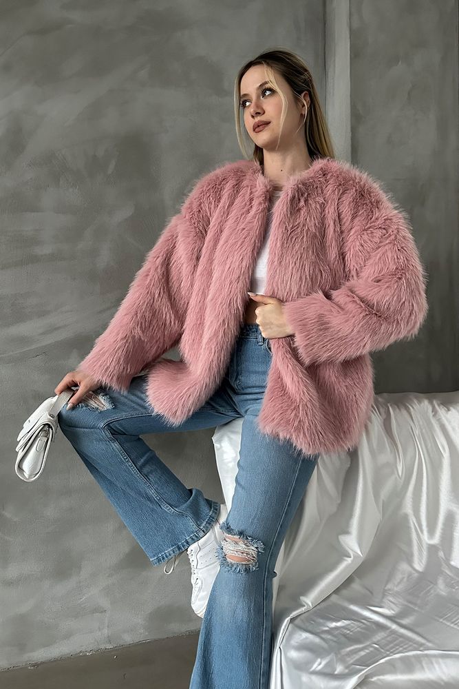 Power Faux Fur Coat