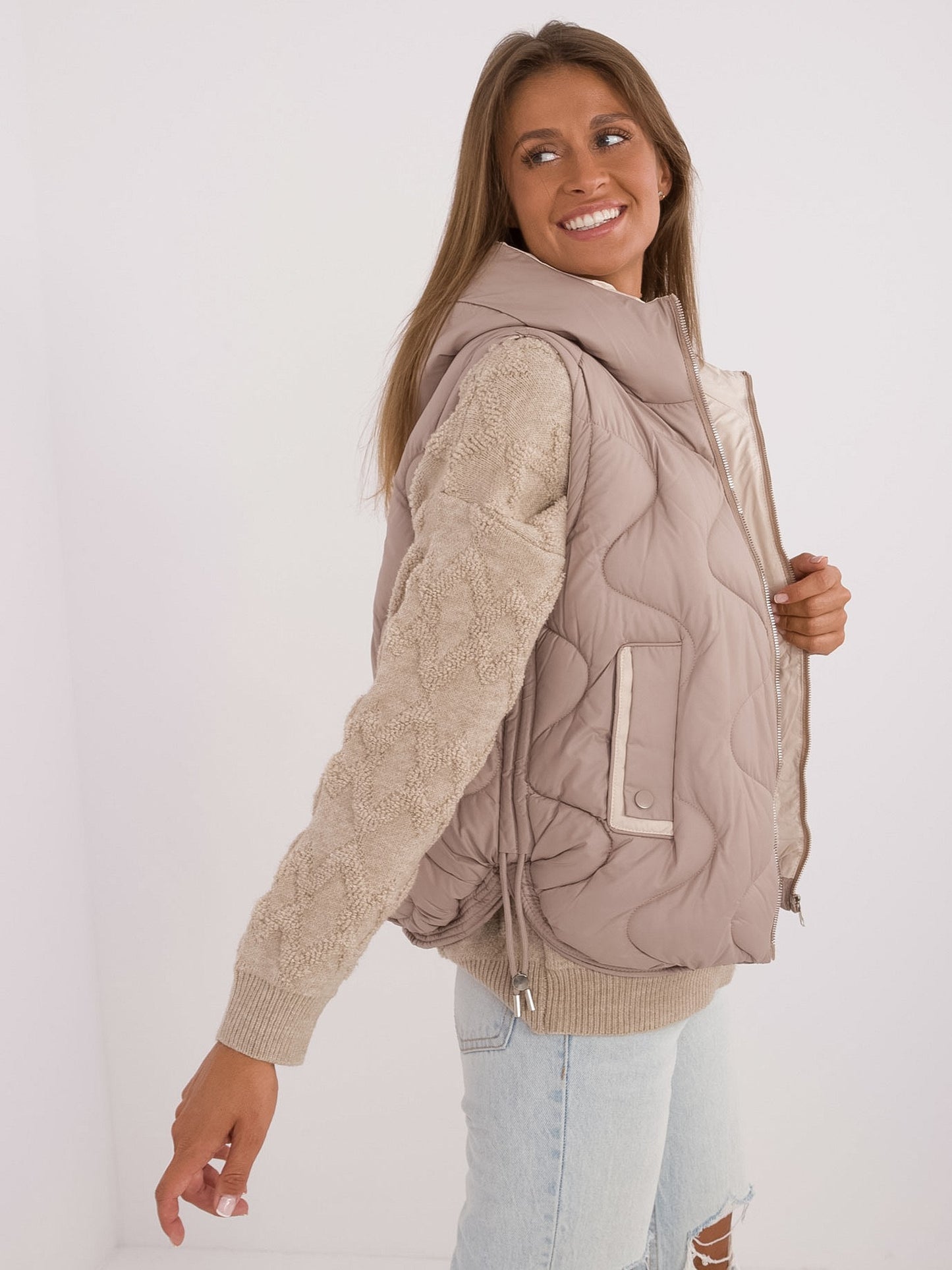 Beije Wooded Side Pocket Vest