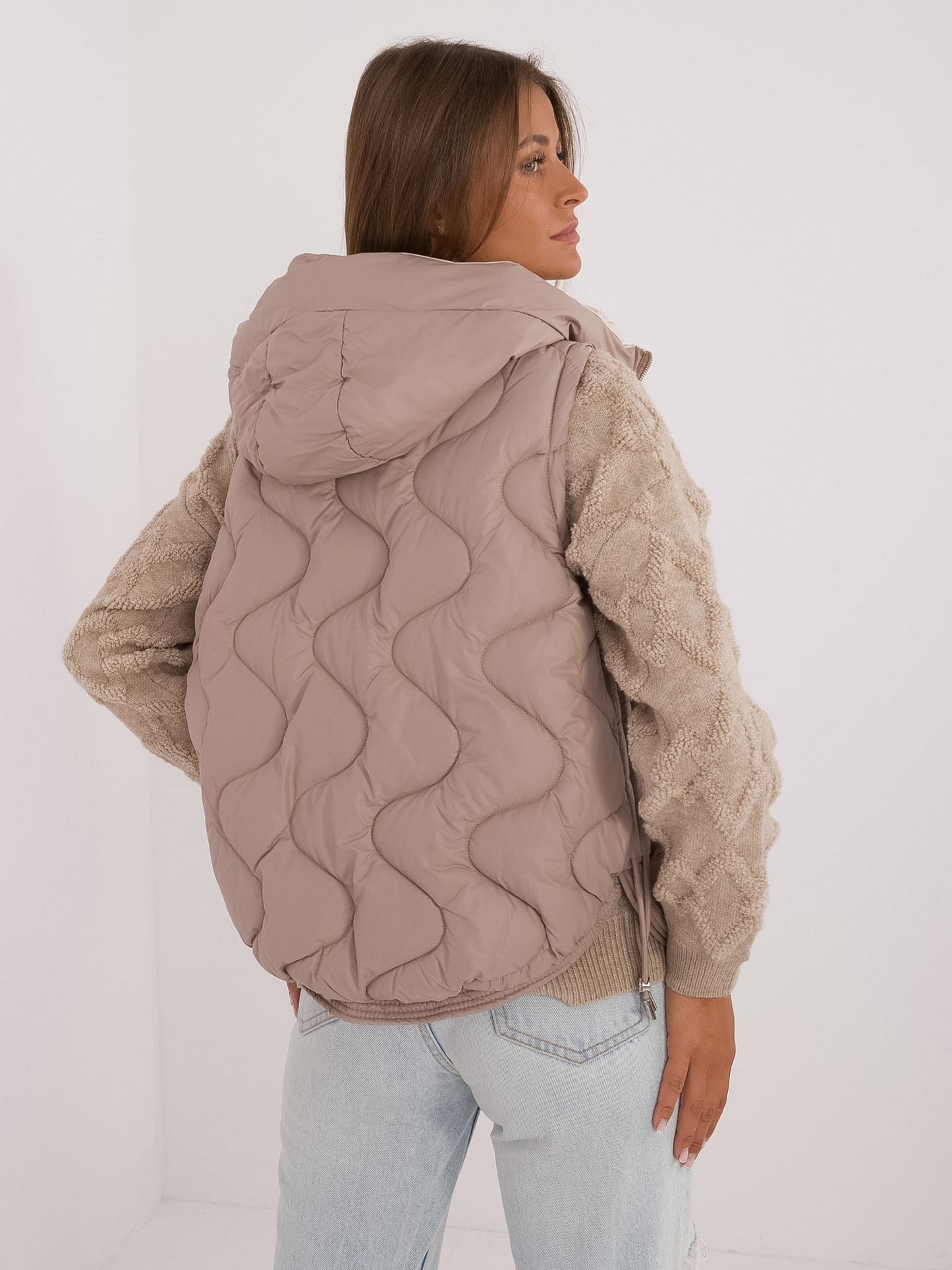 Hooded ladies vest