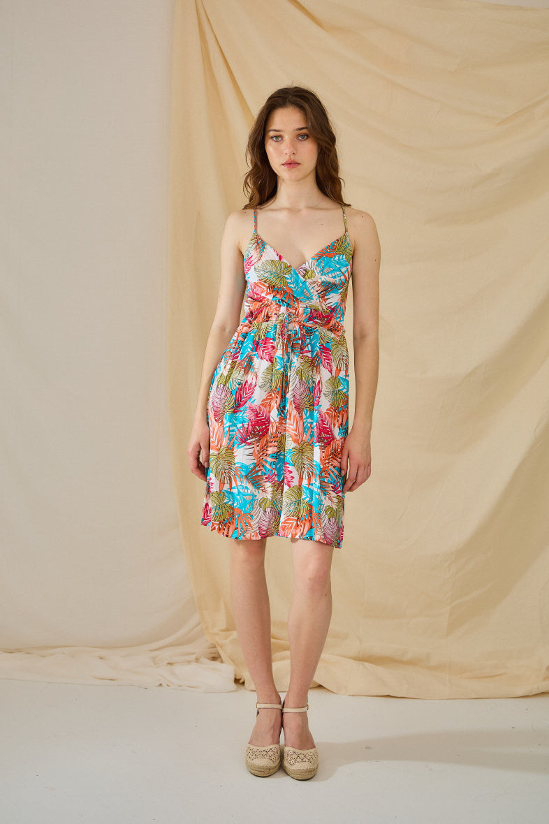 SHORT FLORAL DRESS