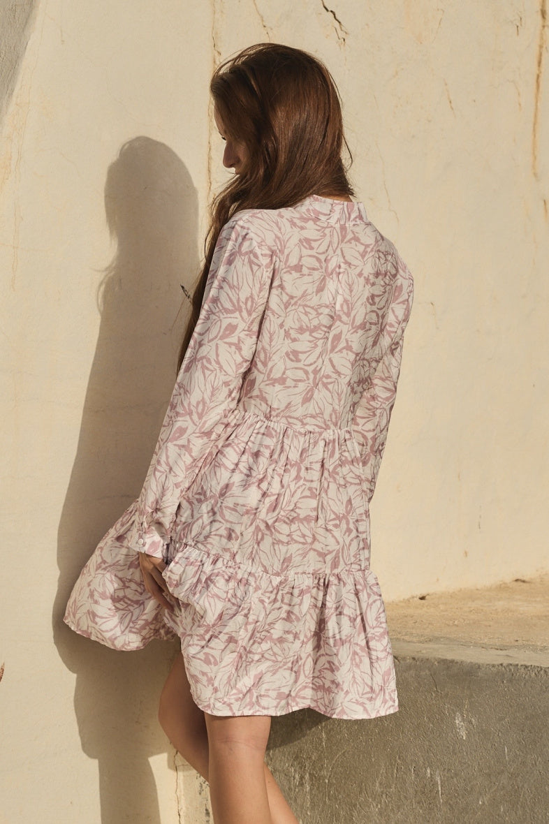 SHORT PRINTED DRESS