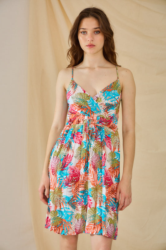 SHORT FLORAL DRESS